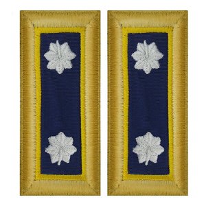 Army Shoulder Strap: Lieutenant Colonel Chemical, female