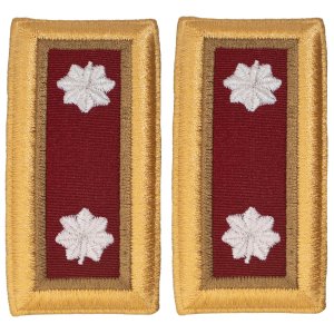 Army Shoulder Strap: Lieutenant Colonel Logistics, female