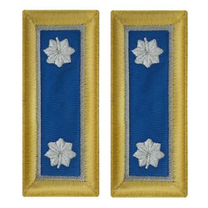 Army Shoulder Strap: Lieutenant Colonel Military Intelligence, female