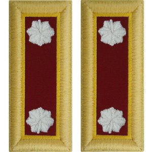 Army Shoulder Strap: Lieutenant Colonel Transportation