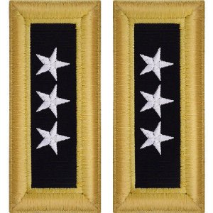 Army Shoulder Strap: Lieutenant General