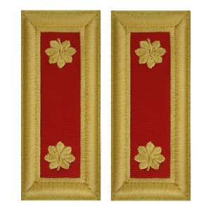 Army Shoulder Strap: Major Artillery, female