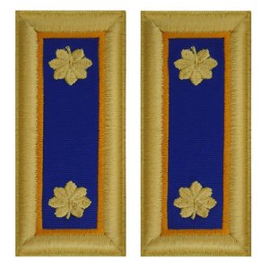 Army Shoulder Strap: Major Aviation, female