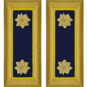 Army Shoulder Strap: Major Chemical