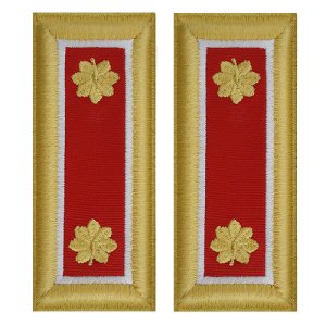 Army Shoulder Strap: Major Engineer, female