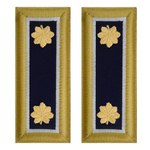 Army Shoulder Strap: Major Judge Advocate, female