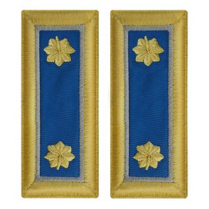 Army Shoulder Strap: Major Military Intelligence, female