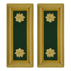 Army Shoulder Strap: Major Military Police, female