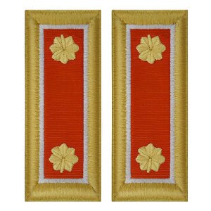 Army Shoulder Strap: Major Signal, female