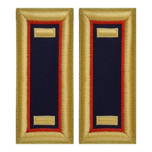 Army Shoulder Strap: Second Lieutenant Adjutant General, female