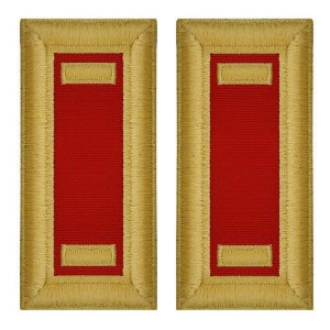 Army Shoulder Strap: Second Lieutenant Artillery, female