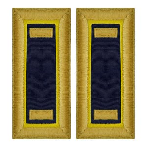 Army Shoulder Strap: Second Lieutenant Chemical, female