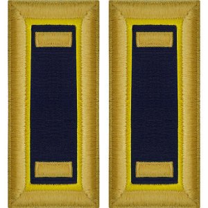 Army Shoulder Strap: Second Lieutenant Chemical