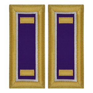 Army Shoulder Strap: Second Lieutenant Civil Affairs, female