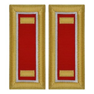 Army Shoulder Strap: Second Lieutenant Engineer, female