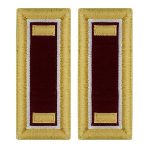 Army Shoulder Strap: Second Lieutenant Medical, female