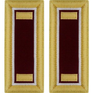 Army Shoulder Strap: Second Lieutenant Medical