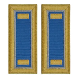 Army Shoulder Strap: Second Lieutenant Military Intelligence, female