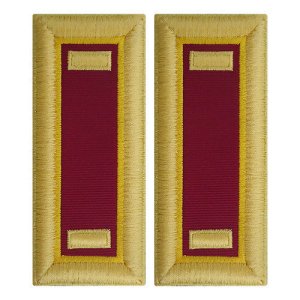 Army Shoulder Strap: Second Lieutenant Ordnance, female