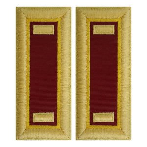 Army Shoulder Strap: Second Lieutenant Transportation, female