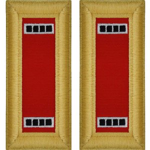 Army Shoulder Strap: Warrant Officer 4: Artillery
