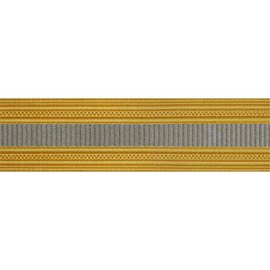 Army Sleeve Braid: Finance, silver grey