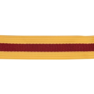 Army Sleeve Braid: Logistics, red and gold