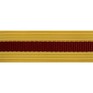 Army Sleeve Braid: Medical, maroon