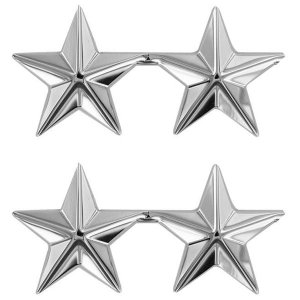Army Stars: Major General Nickel plated 1