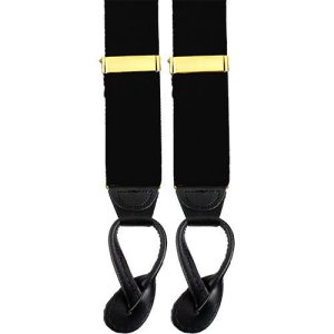 Army Suspenders: Chaplain, leather ends