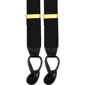 Army Suspenders: Chemical, leather ends