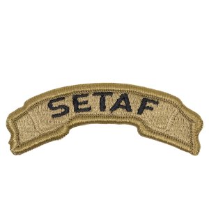 Army Tab: Africa and Southern European Task Force, embroidered on OCP