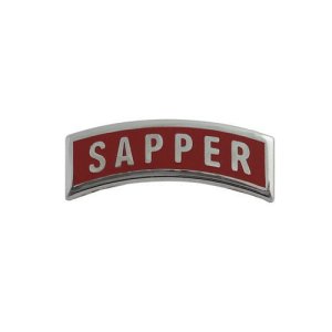Army Tab: Sapper, enamel