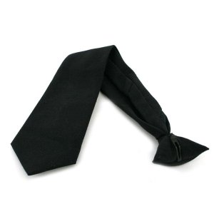 Army Tie: Clip on, black