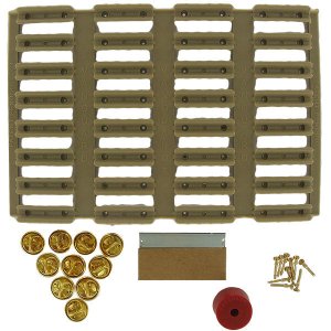 Decorations 32 Ribbon Kit Tan with One-Eighth Inch space