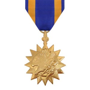 Decorations Full Size Medal: Air Medal, 24k Gold Plated