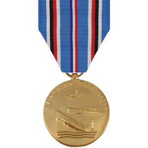 Decorations Full Size Medal: American Campaign, 24k Gold Plated