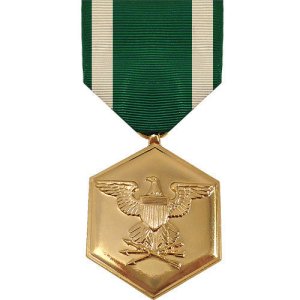 Decorations Full Size Medal: and Commendation, 24k Gold Plated