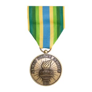 Decorations Full Size Medal: Armed Forces Service Medal