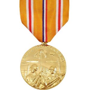 Decorations Full Size Medal: Asiatic Pacific Campaign, 24k Gold Plated