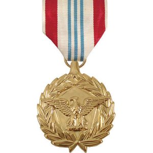 Decorations Full Size Medal: Defense Meritorious Service, 24k Gold Plated