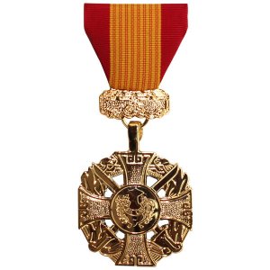 Decorations Full Size Medal: Gallantry Cross Armed Forces NO ATTACHMENT, 24k Gold Plated