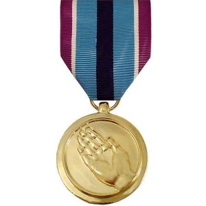 Decorations Full Size Medal: Humanitarian Service, 24k Gold Plated