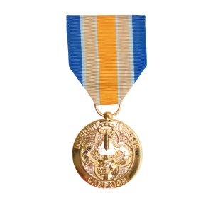 Decorations Full Size Medal: Inherent Resolve Campaign, 24k Gold Plated