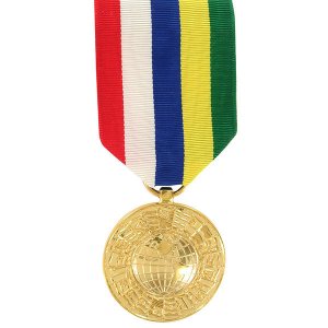 Decorations Full Size Medal: Inter American Defense Board, 24k Gold Plated