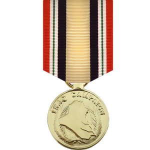 Decorations Full Size Medal: Iraq Campaign Medal, 24k Gold Plated