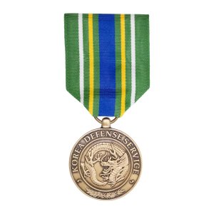 Decorations Full Size Medal: Korea Defense Service Medal