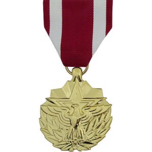 Decorations Full Size Medal: Meritorious Service, 24k Gold Plated