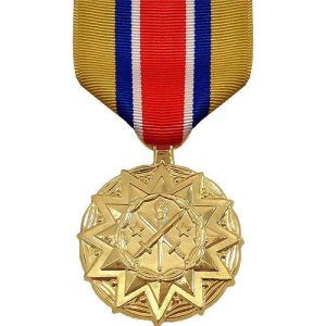 Decorations Full Size Medal: NATIONAL GUARD Reserve Component Achievement, 24k Gold Plated