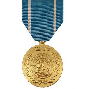 Decorations Full Size Medal: United Nations Observer, 24k Gold Plated